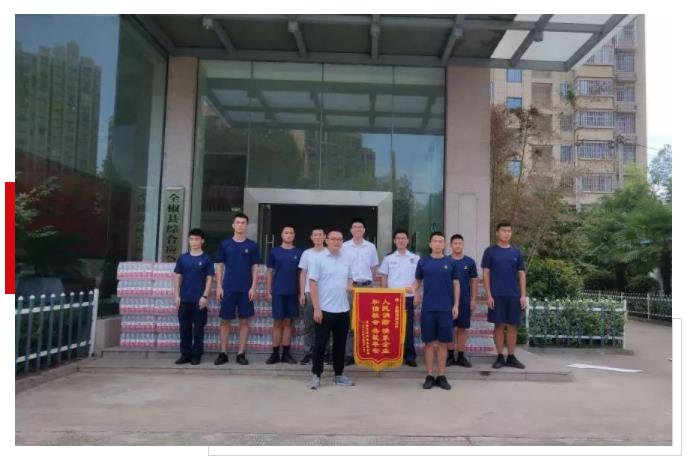 龍勝管走進消防大隊慰問我們“最可愛的人”，共續軍民魚水情